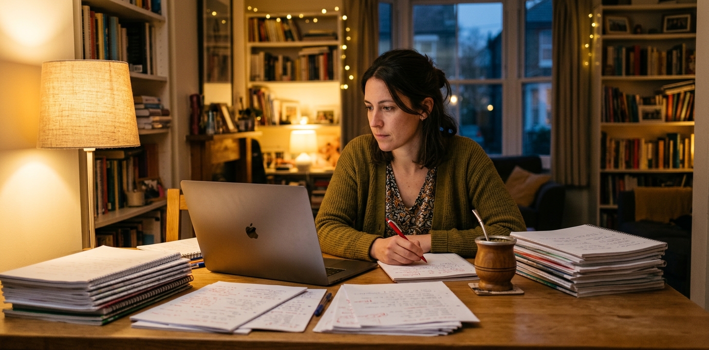 El 59% de los docentes argentinos se lleva trabajo a casa. La IA puede cambiar eso